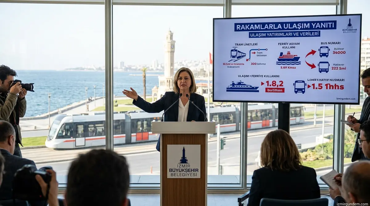 İzmir Büyükşehir'den Tahir Büyükakın'a Rakamlarla Ulaşım Yanıtı