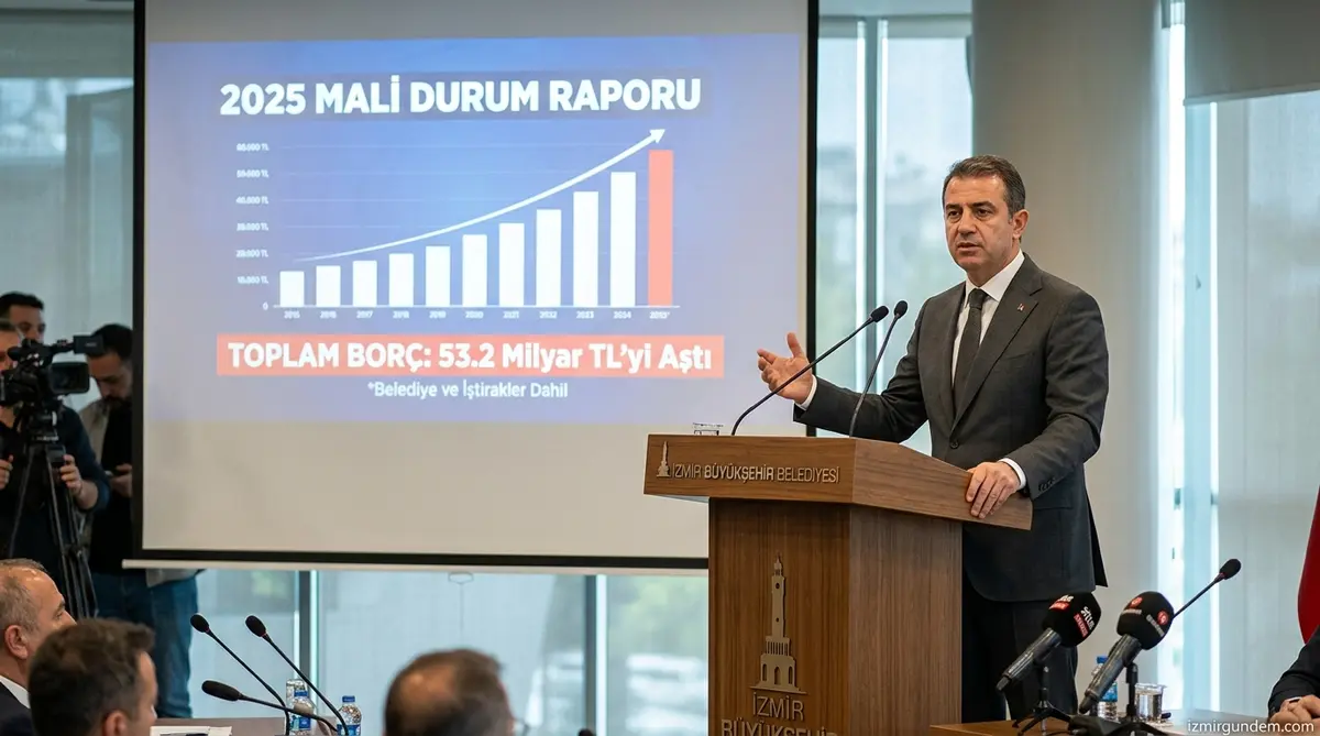İzmir Büyükşehir’in 2025 Karnesi: Toplam Borç 53 Milyar TL’yi Aştı