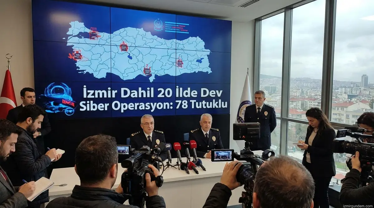 İzmir Dahil 20 İlde Dev Siber Operasyon: 78 Tutuklu