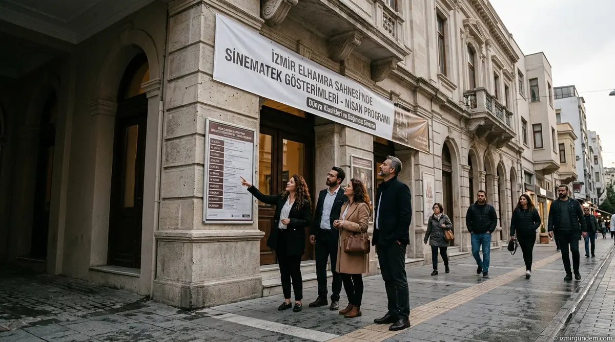 İzmir Elhamra Sahnesi'nde Sinematek Rüzgarı Nisan Ayında Esecek