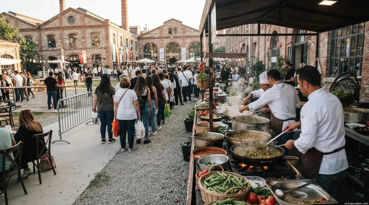 İzmir GastroFest’te Bornova Rüzgarı: Kınalı Bamya İlgi Odağı