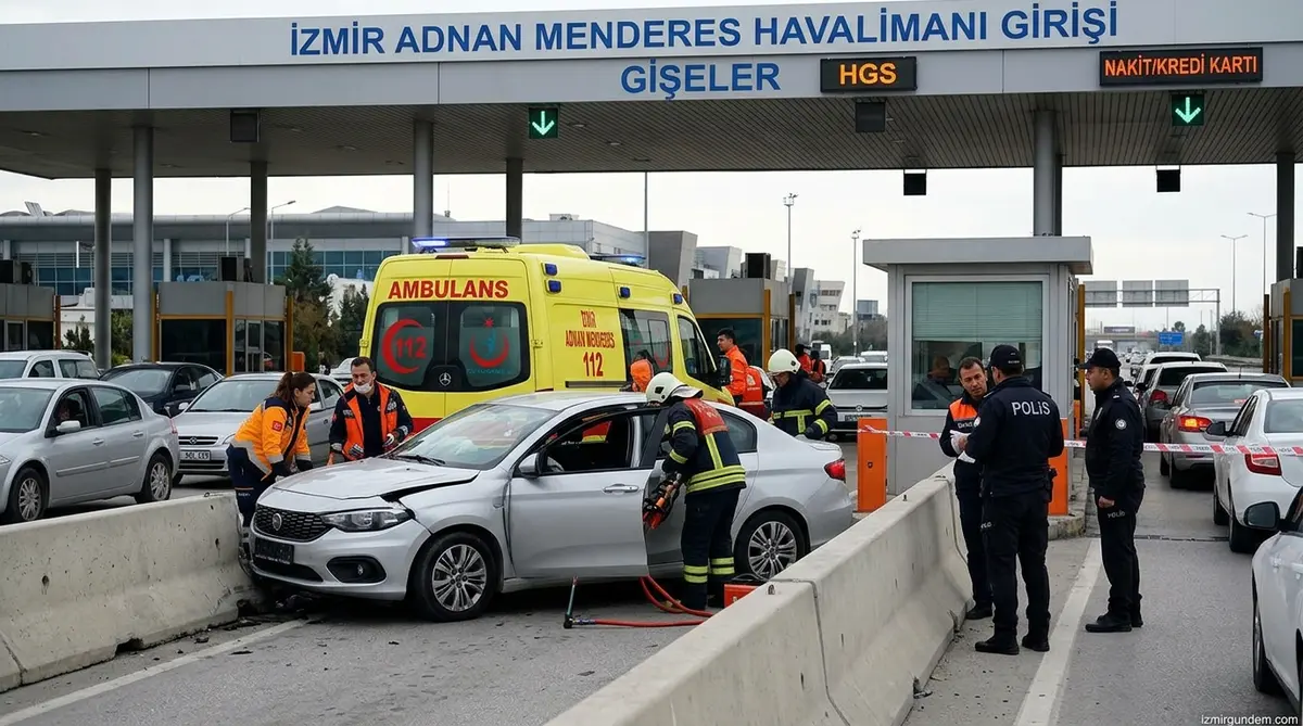 İzmir Havalimanı Gişelerinde Feci Kaza: Genç Doktor Hayatını Kaybetti