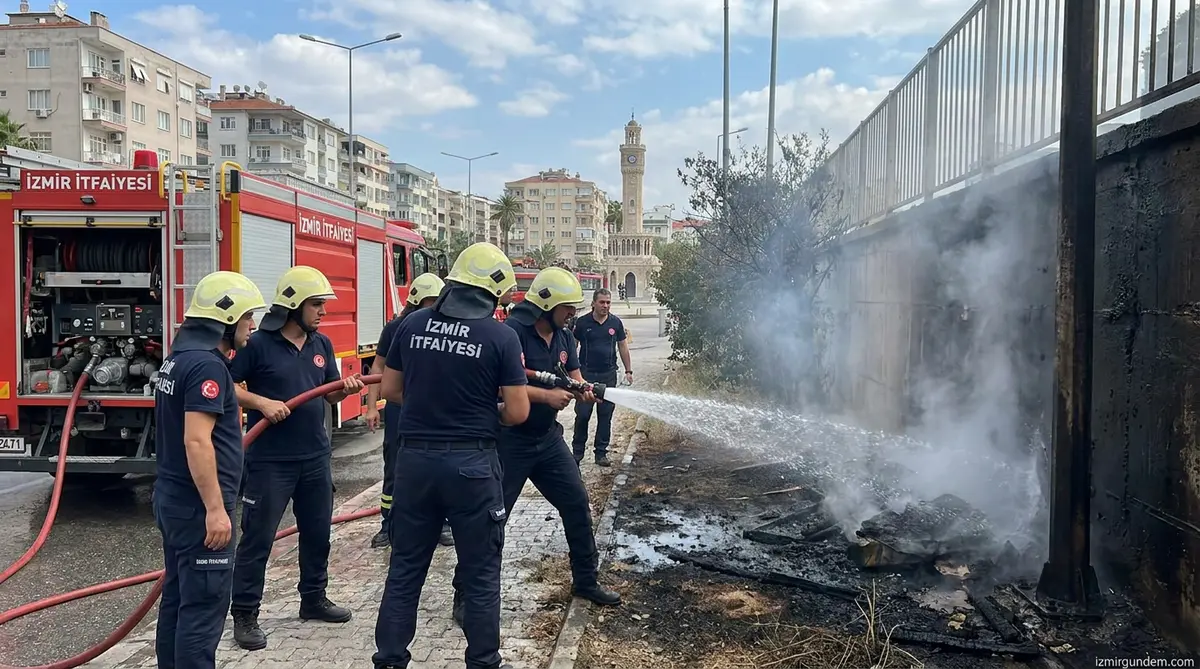 İzmir İtfaiyesi Bayramda 998 Olaya Müdahale Etti