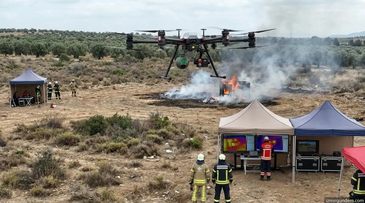 İzmir İtfaiyesi'nde Yapay Zeka Dönemi: Yeni Nesil Dron Görevde