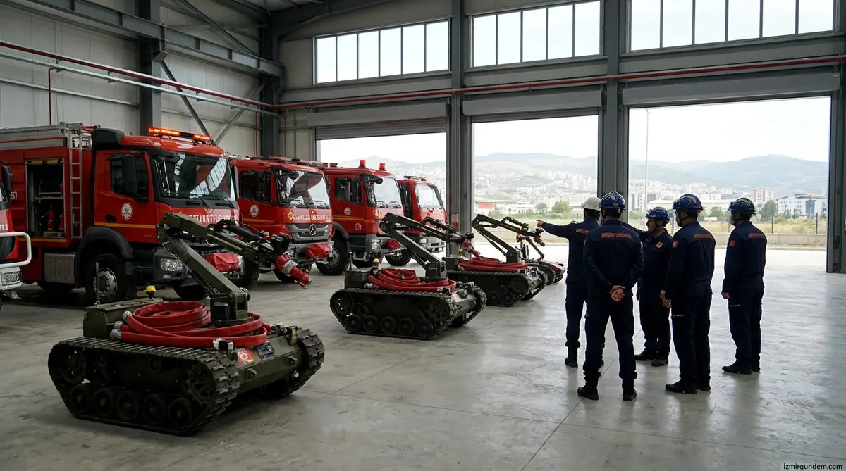 İzmir İtfaiyesine 13,5 Milyon Euroluk Dev Robotik Yatırım