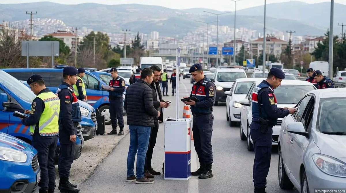 İzmir Jandarmasından Dev Denetim: 7 Bin Kişiye Sorgu