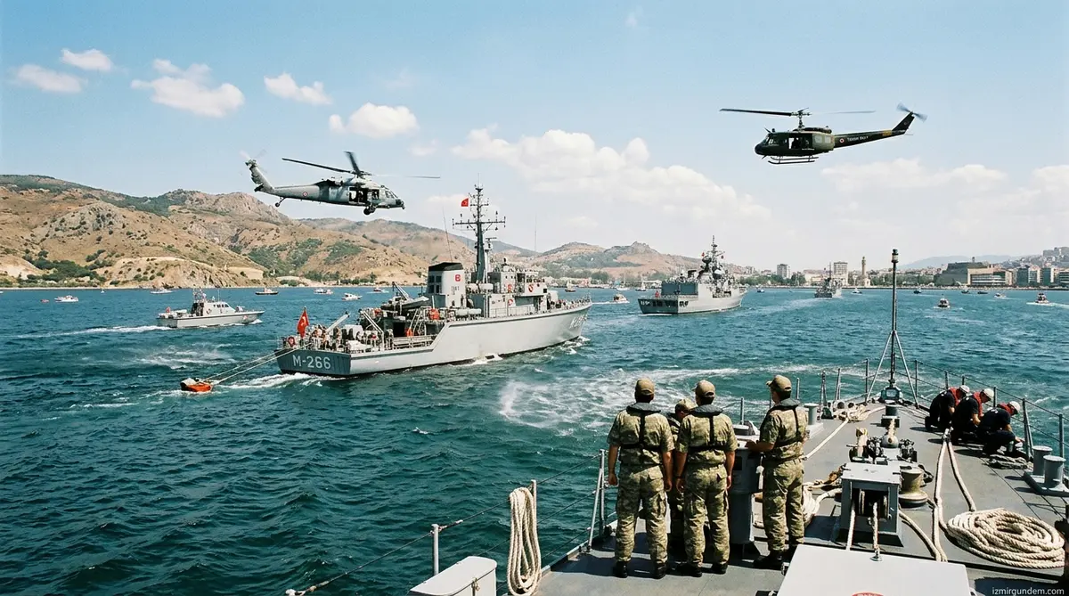 İzmir Körfezi'nde Nusret-2026 Tatbikatı: Mayınlar İmha Edildi