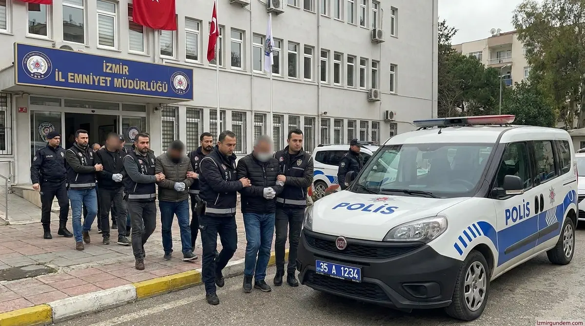 İzmir merkezli tefeci operasyonu: 13 şüpheli gözaltında