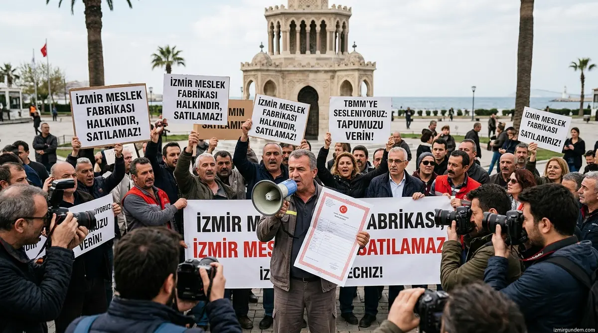 İzmir Meslek Fabrikası İçin TBMM'de Tapu Çıkışı: Mülkiyet Tartışması...