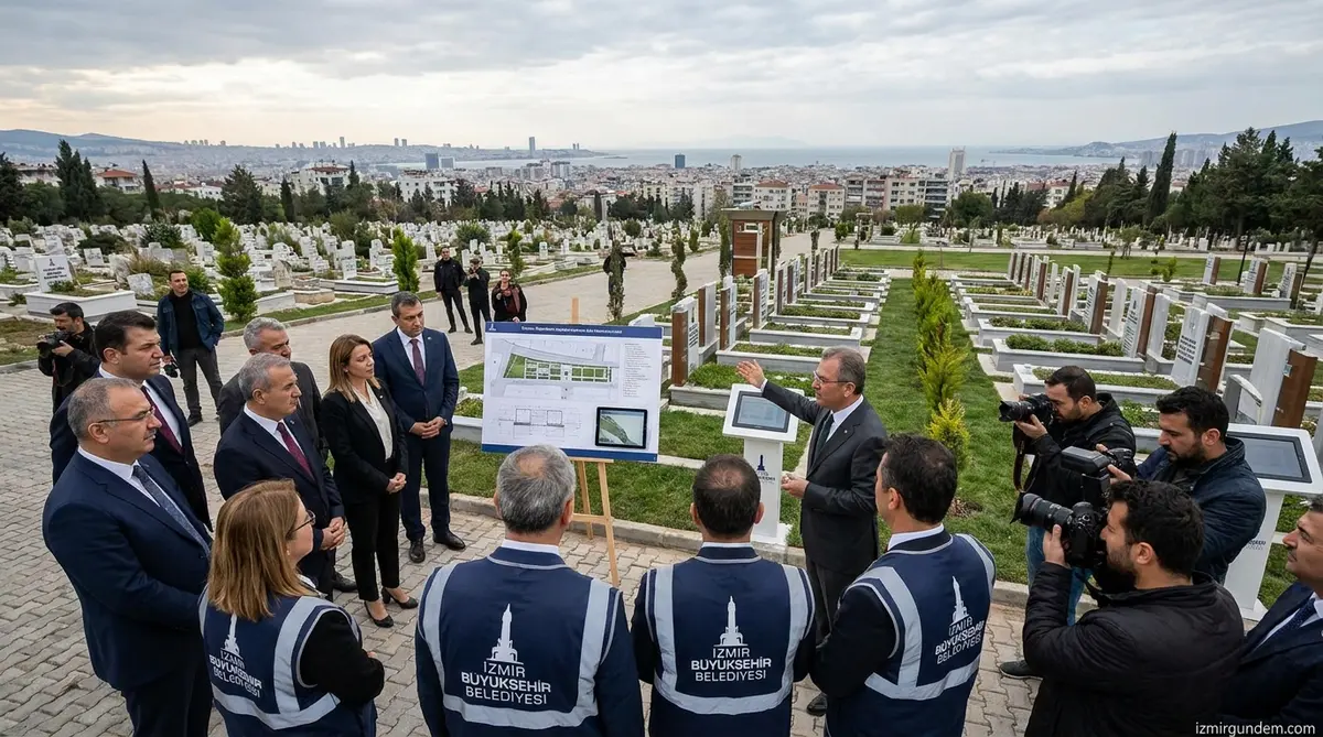 İzmir Mezarlıklarında Yeni Dönem: Türkiye'ye Örnek Model Başlıyor