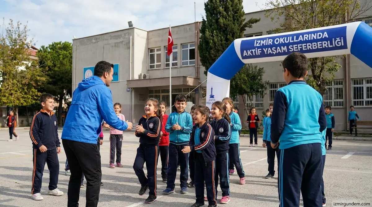 İzmir Okullarında Aktif Yaşam Seferberliği Başladı