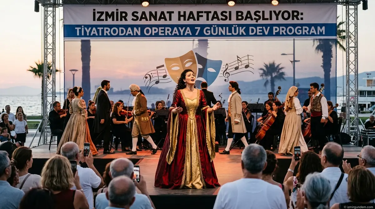 İzmir Sanat Haftası Başlıyor: Tiyatrodan Operaya 7 Günlük Dev Program