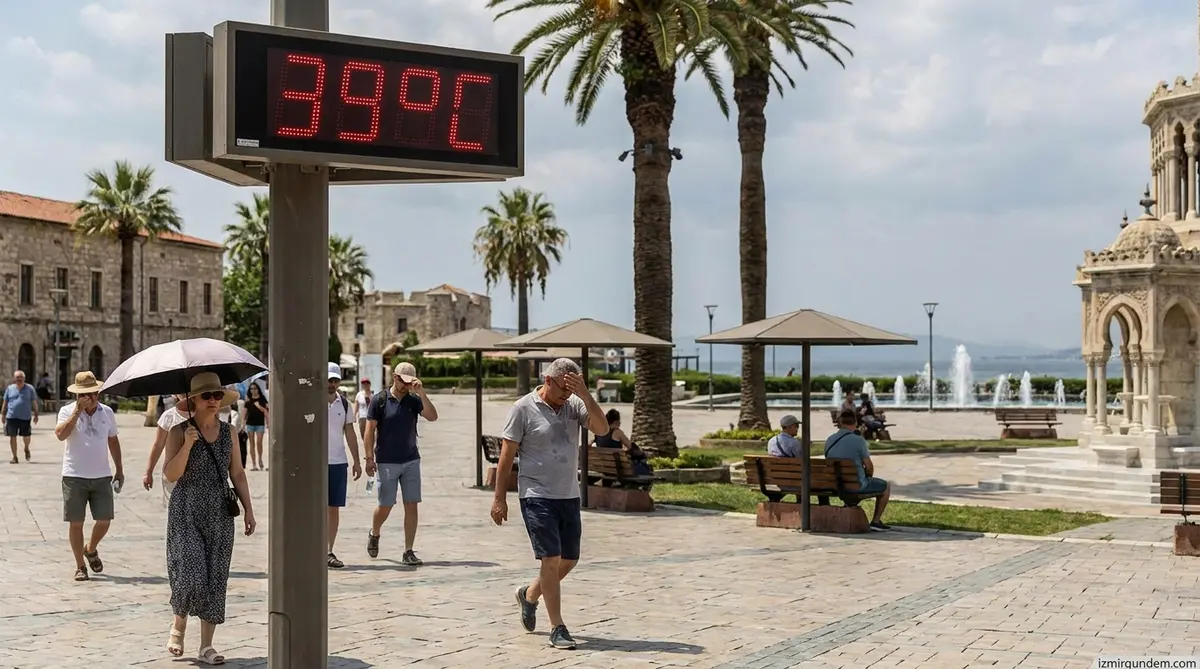 İzmir Termometreleri 39 Dereceyi Görecek: Kuzeyde Fırtına Uyarısı