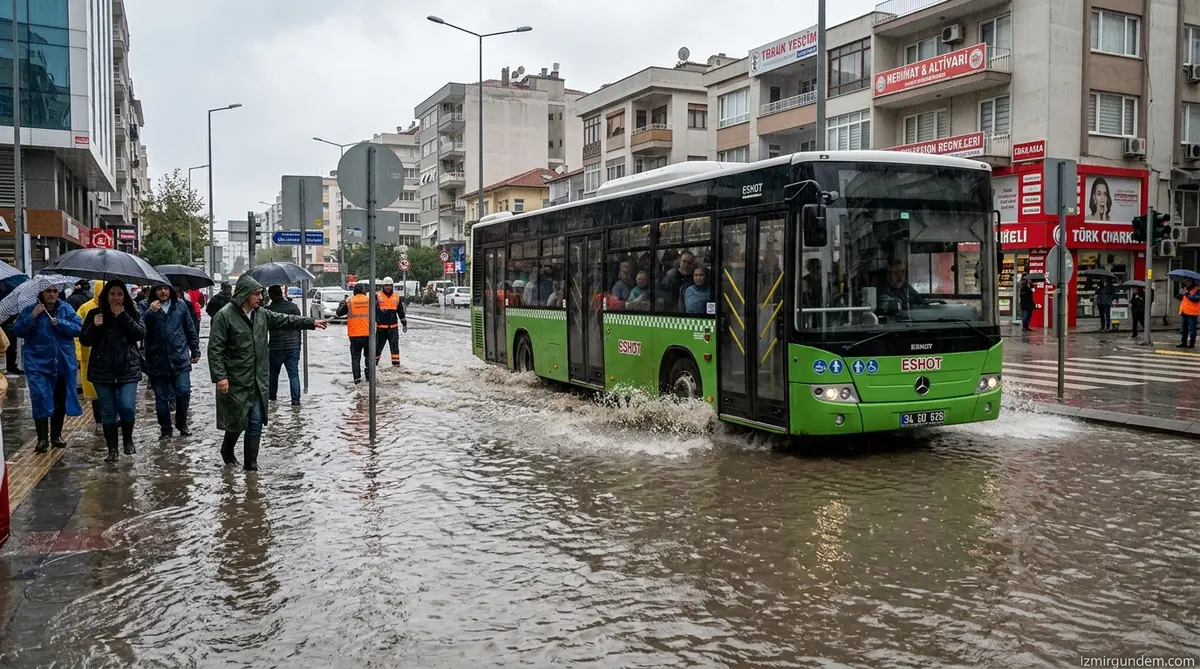 İzmir ve Manisa'da 66 Yılın Yağış Rekoru Kırıldı
