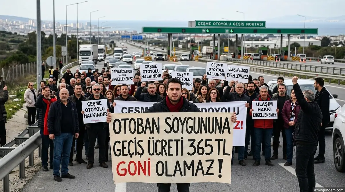 İzmir-Çeşme Otoyolu'nda Özelleştirme İsyanı: Geçiş Ücreti 365...