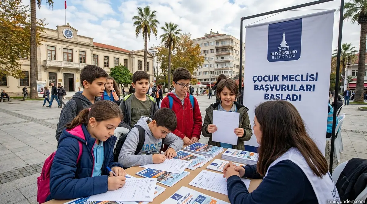 İzmir Çocuk Meclisi Başvuruları Başladı: 9-14 Yaş Grubu Aranıyor