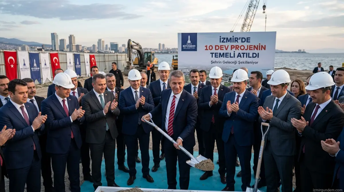 İzmir'de 10 Dev Projenin Temeli Atıldı: Şehrin Geleceği Şekilleniyor