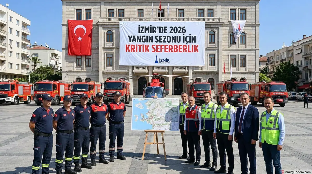 İzmir'de 2026 Yangın Sezonu İçin Kritik Seferberlik