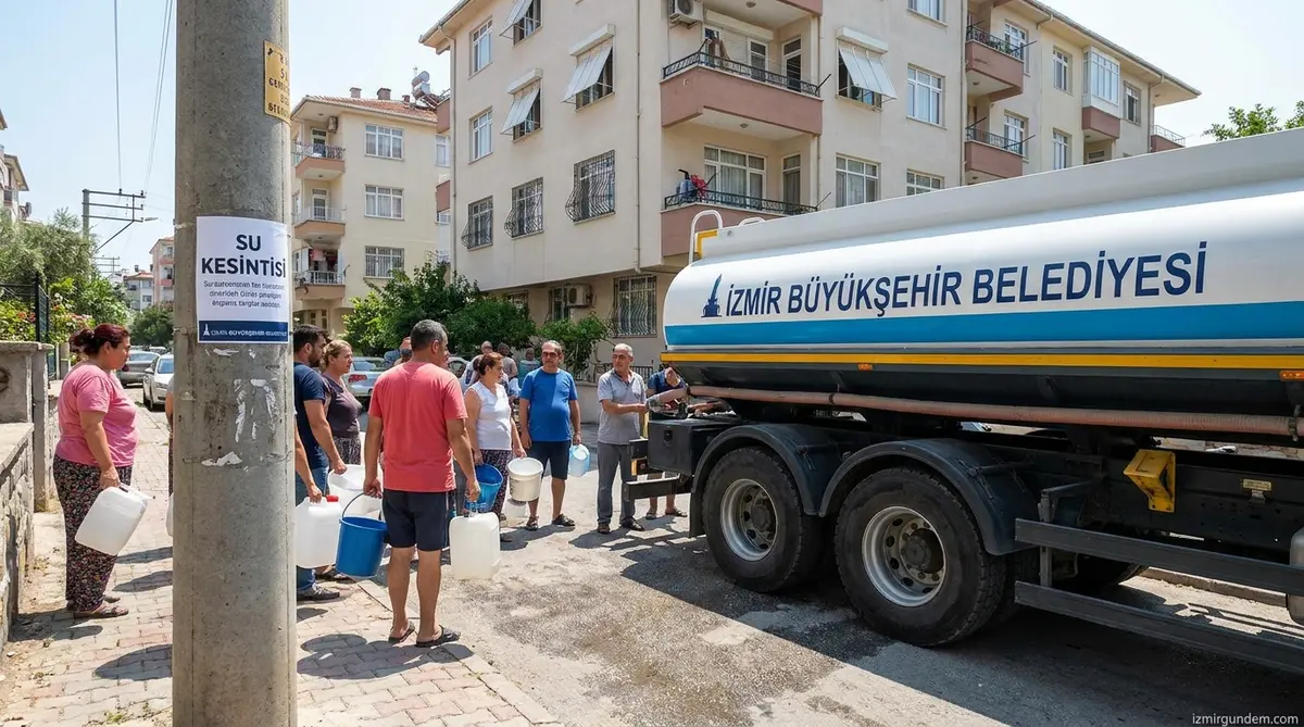 İzmir'de 26 Temmuz Pazar Su Kesintisi: 8 İlçede Sular Ne Zaman