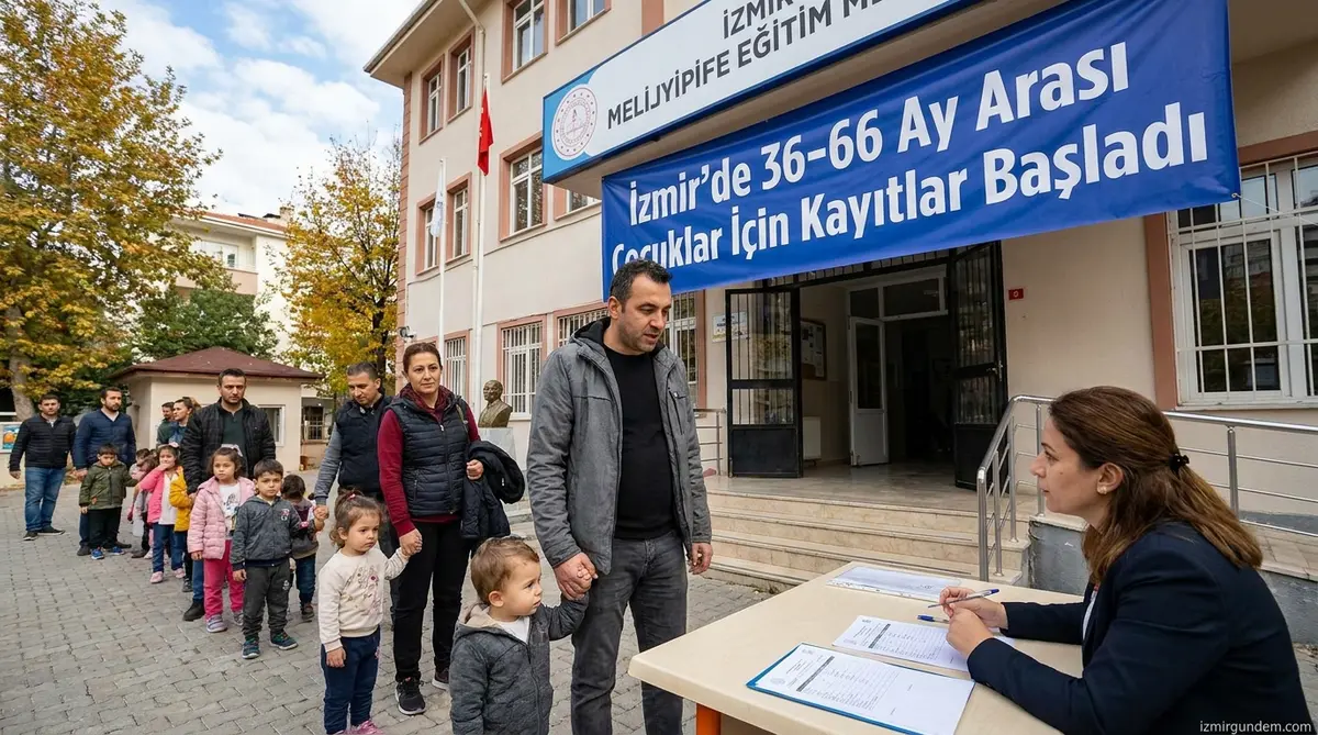 İzmir'de 36-66 Ay Arası Çocuklar İçin Kayıtlar Başladı