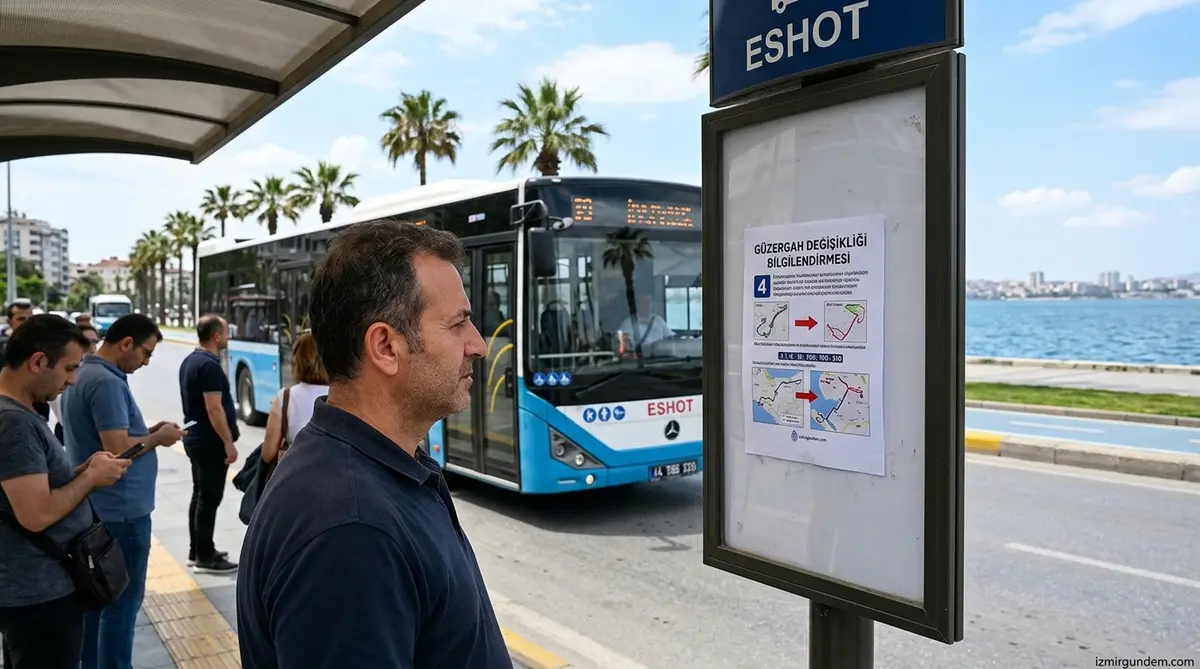 İzmir'de 4 ESHOT Hattının Güzergahı Değişiyor