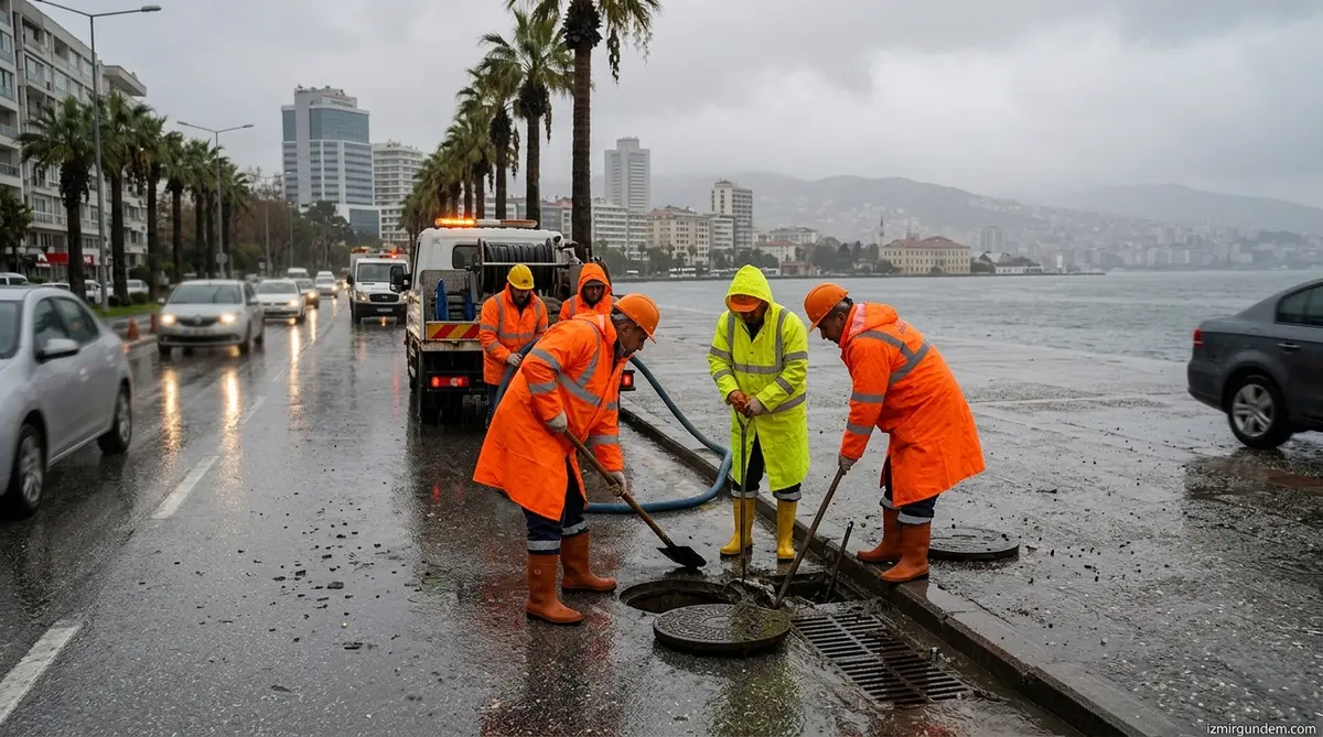 İzmir'de 5 Günlük Sağanak Mesaisi Başlıyor