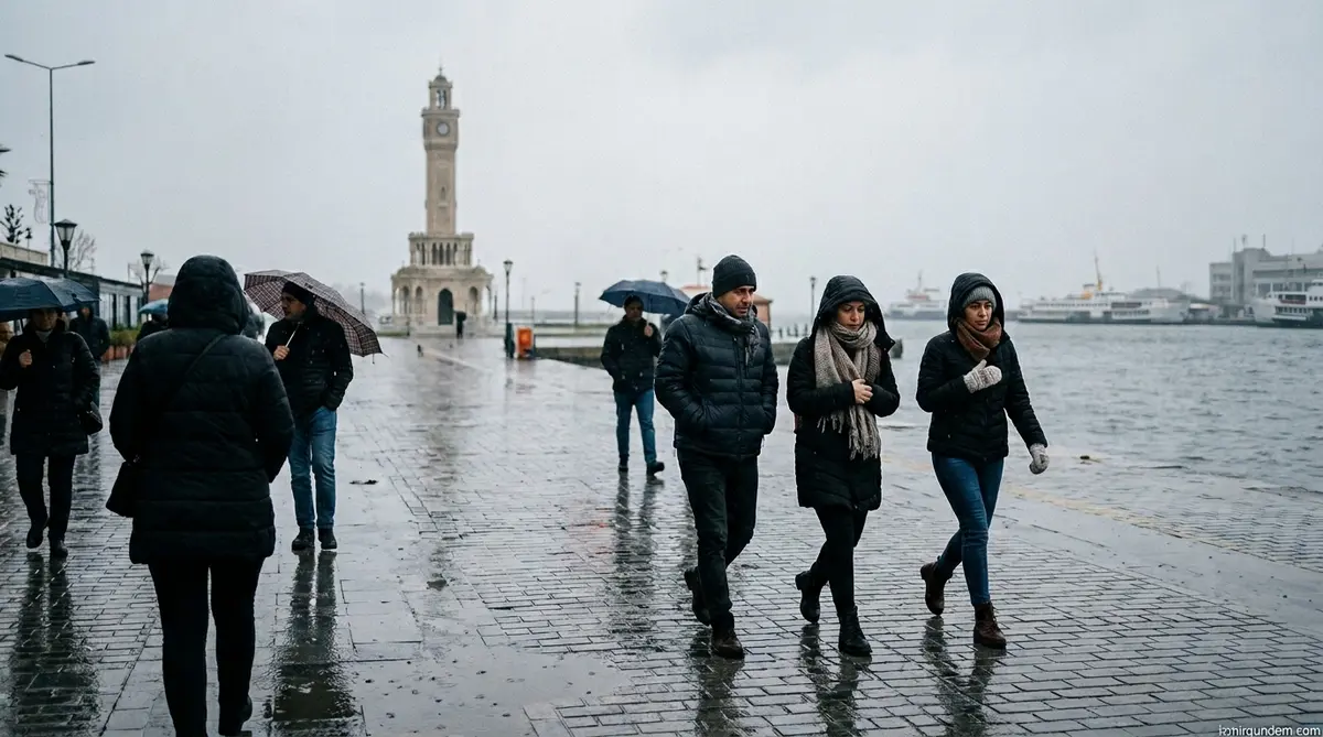 İzmir'de 88 Yılın En Soğuk Mayıs Günü Yaşandı