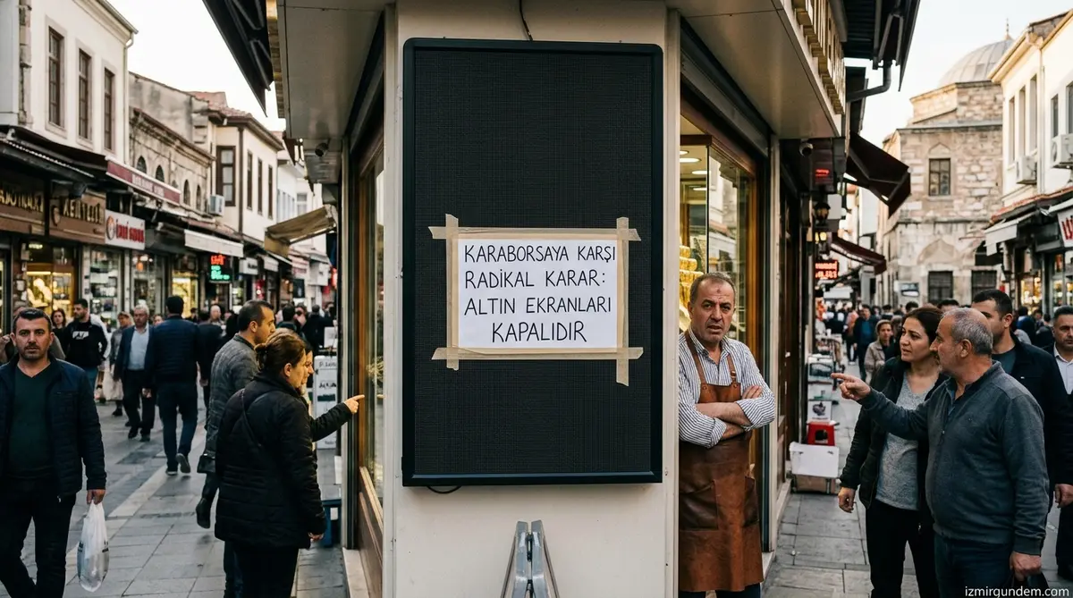 İzmir'de Altın Ekranları Kapandı: Karaborsaya Karşı Radikal Karar