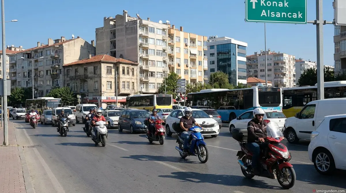 İzmir'de Araç Sayısı 2 Milyon 155 Bini Aştı: Trafikte Motosiklet Akını