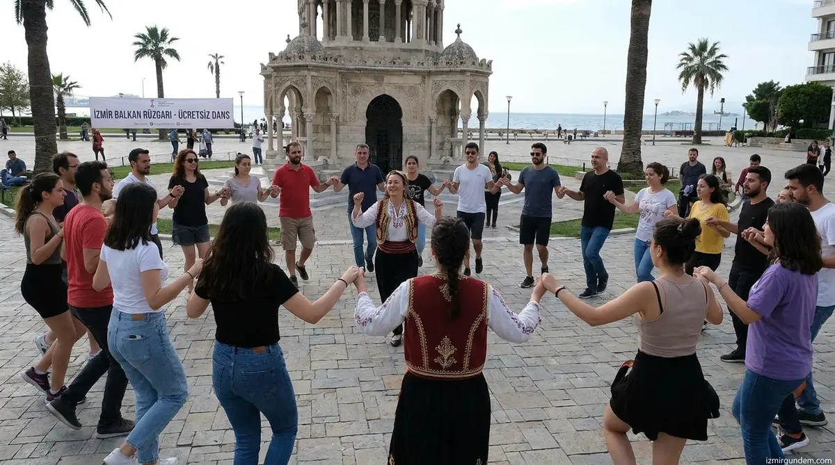 İzmir'de Balkan Rüzgarı: Ücretsiz Dans Kursu Başlıyor