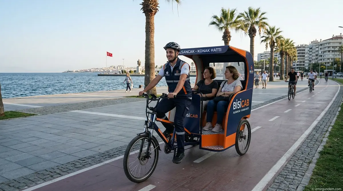 İzmir'de Bisicab Dönemi: Alsancak-Konak Hattı Başlıyor