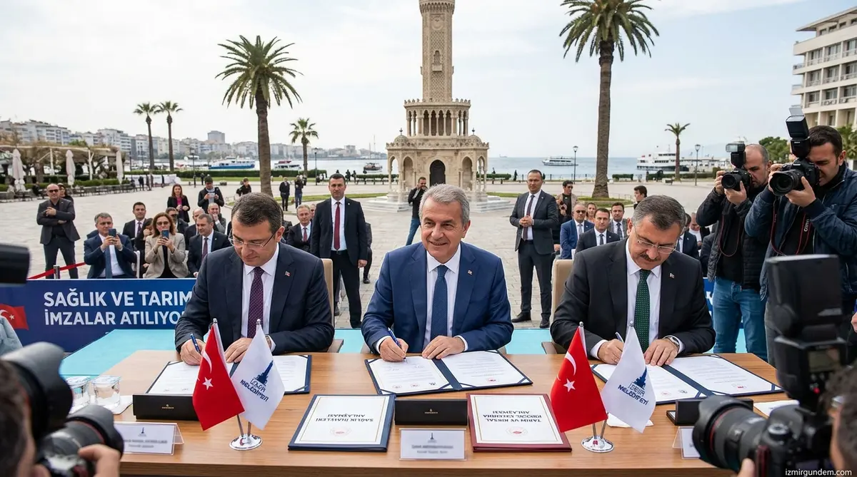 İzmir'de Dev İhale Hamlesi: Sağlık ve Tarım İçin İmzalar Atılıyor