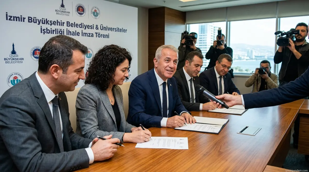 İzmir'de Dev İhale Maratonu: Belediye ve Üniversiteler Düğmeye Bastı