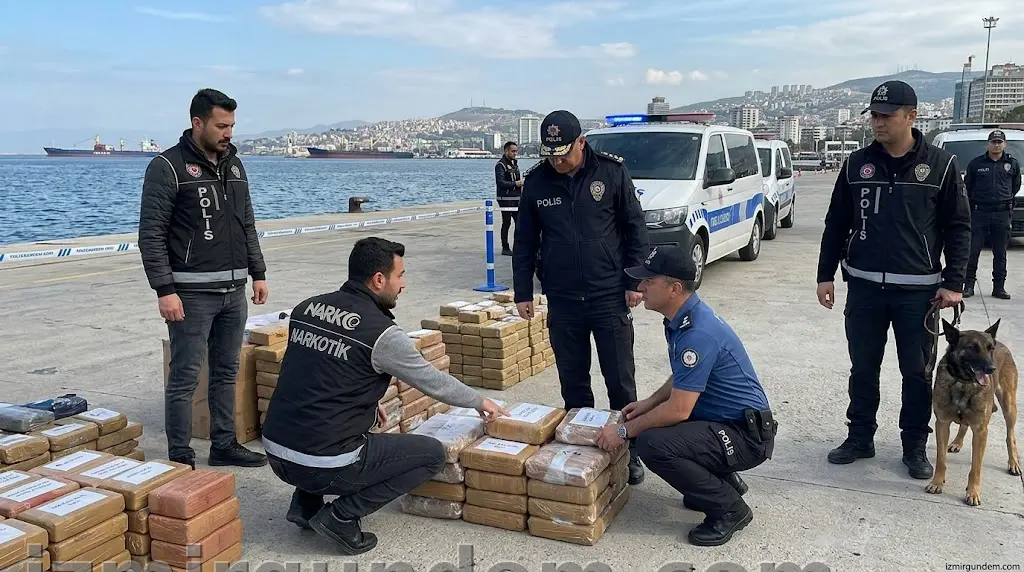 İzmir'de Dev Narkotik Operasyonu: 60 Kilo Uyuşturucu
