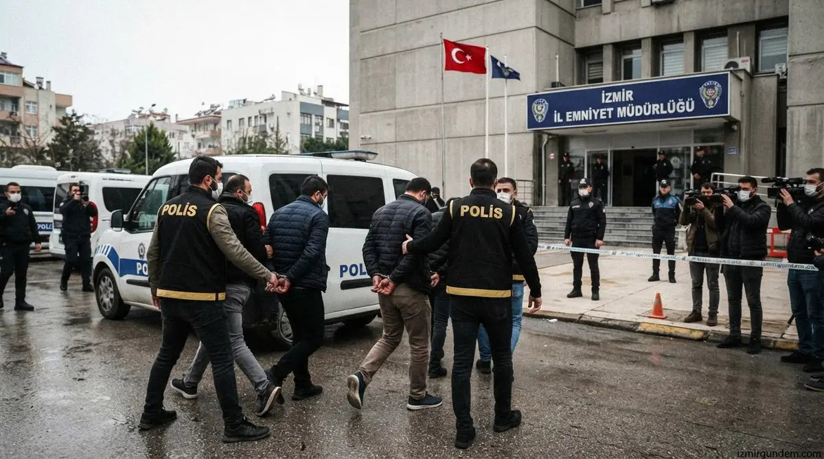 İzmir'de FETÖ Operasyonu: 16 Şüpheli Gözaltına Alındı
