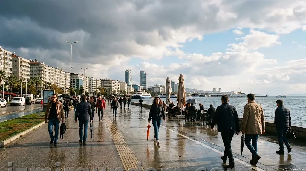 İzmir'de Hava Değişiyor: Sabah Yağmur Öğle Güneş