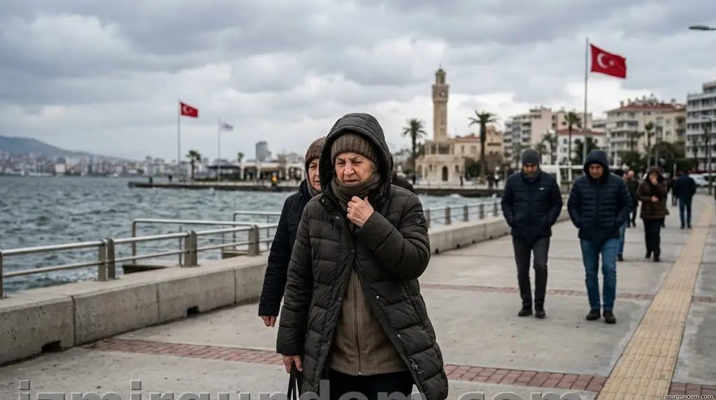 İzmir'de Hava Sıcaklığı 12 Derece Birden Düşecek