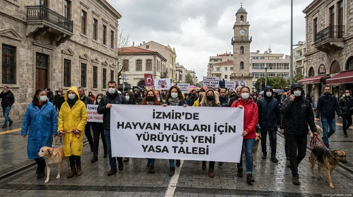 İzmir'de Hayvan Hakları İçin Yürüyüş: Yeni Yasa Talebi