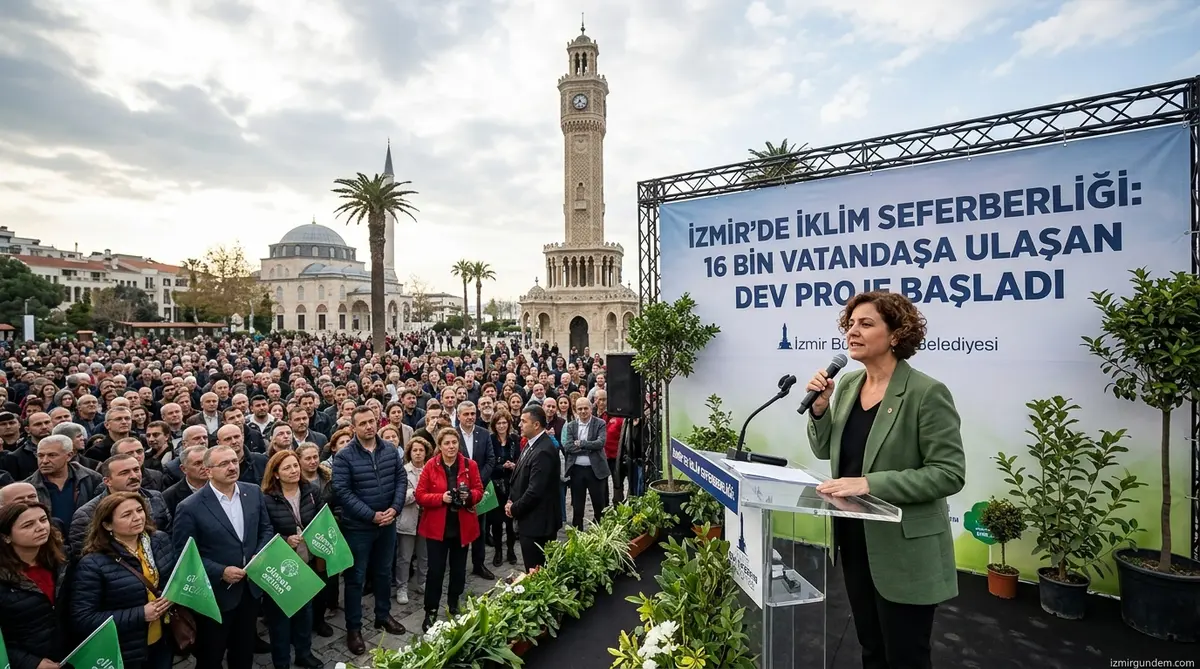 İzmir'de İklim Seferberliği: 16 Bin Vatandaşa Ulaşan Dev Proje Başladı