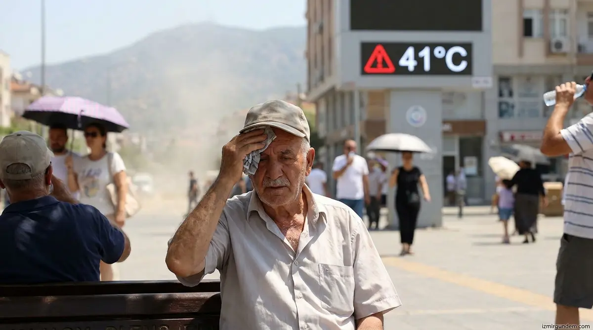 İzmir'de Kavurucu Sıcak Alarmı: Bayındır ve Tire 41 Dereceye Çıkıyor