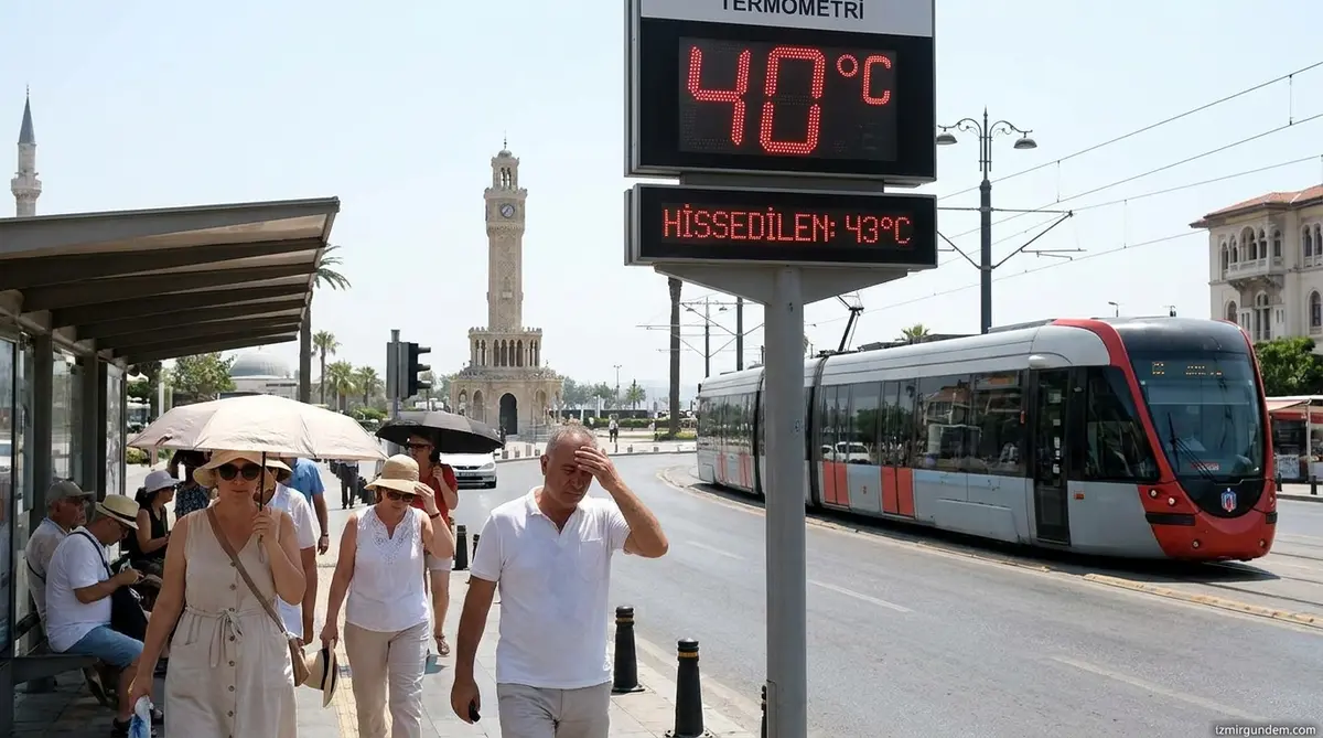 İzmir'de Kavurucu Sıcak Uyarısı: Hissedilen 43 Derece Olacak