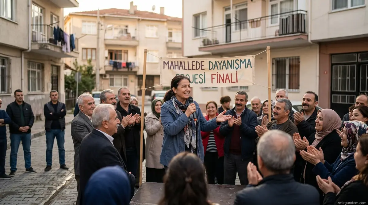 İzmir'de Mahallede Dayanışma Projesi Final Yaptı