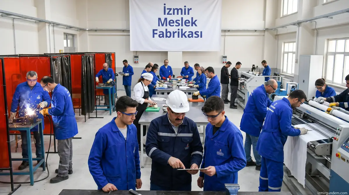 İzmir'de Meslek Fabrikası 42 Bin Kişiye İş Kapısı Oldu