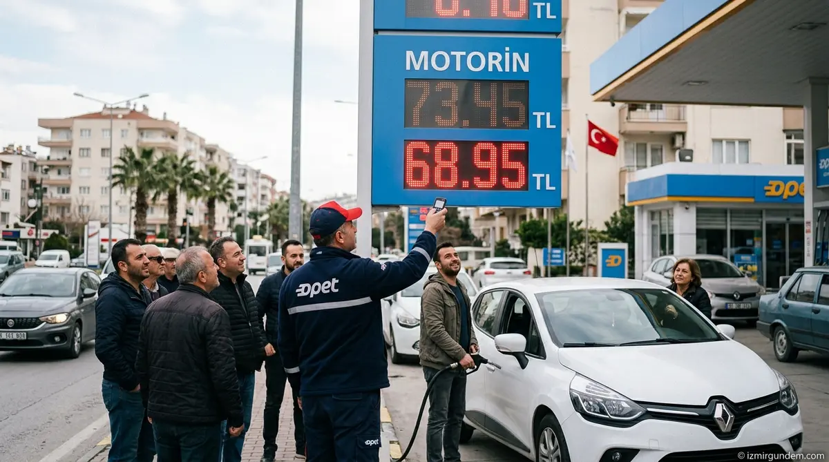 İzmir'de Motorine Dev İndirim: Fiyatlar 70 TL Altına İniyor