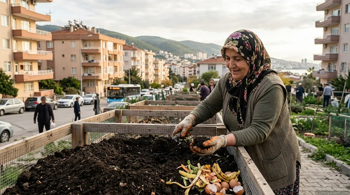 İzmir'de Mutfak Atıkları Siyah Altına Dönüşüyor