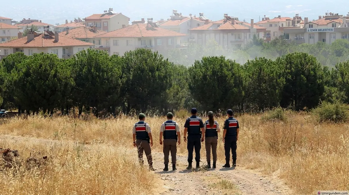 İzmir'de Orman Yangını Riski Yüzde 65'e Yükseldi