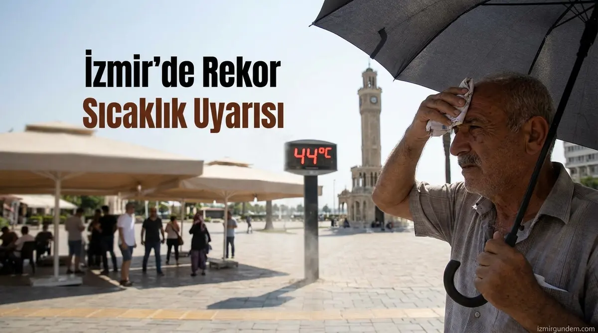 İzmir'de Rekor Sıcaklık Uyarısı: 45 Derece Aşılabilir