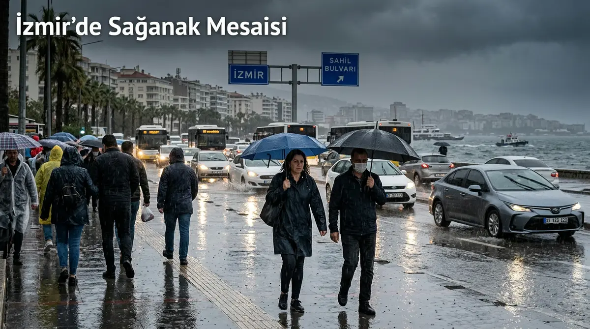 İzmir'de Sağanak Mesaisi: 5 Günlük Hava Durumu