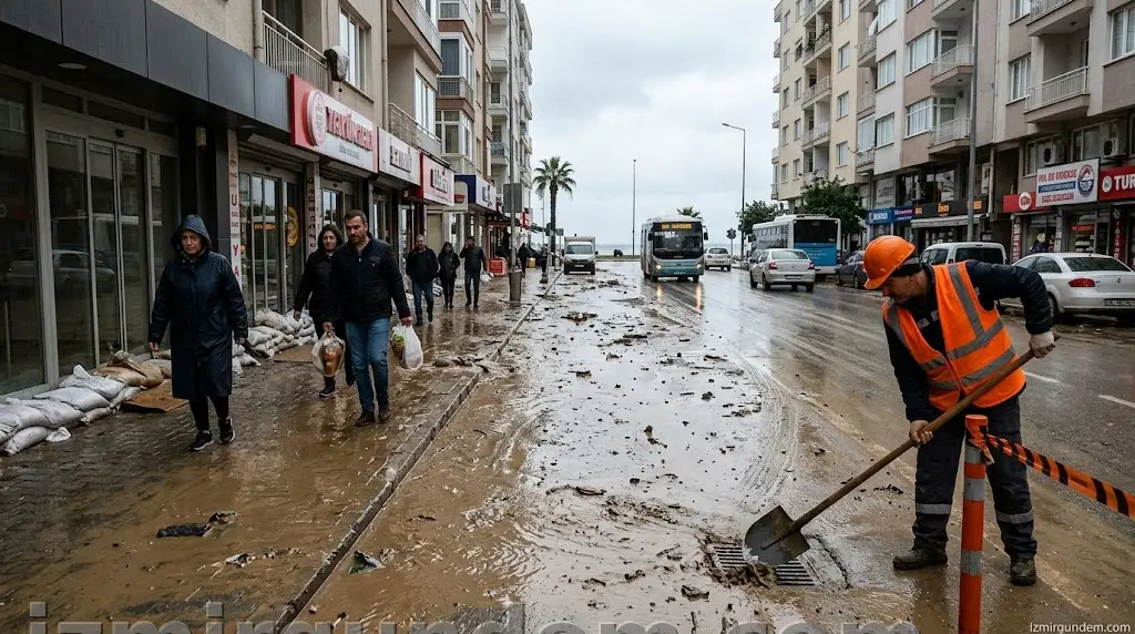 İzmir'de Sağanak ve Çamur Yağışı Alarmı: Saat Verildi