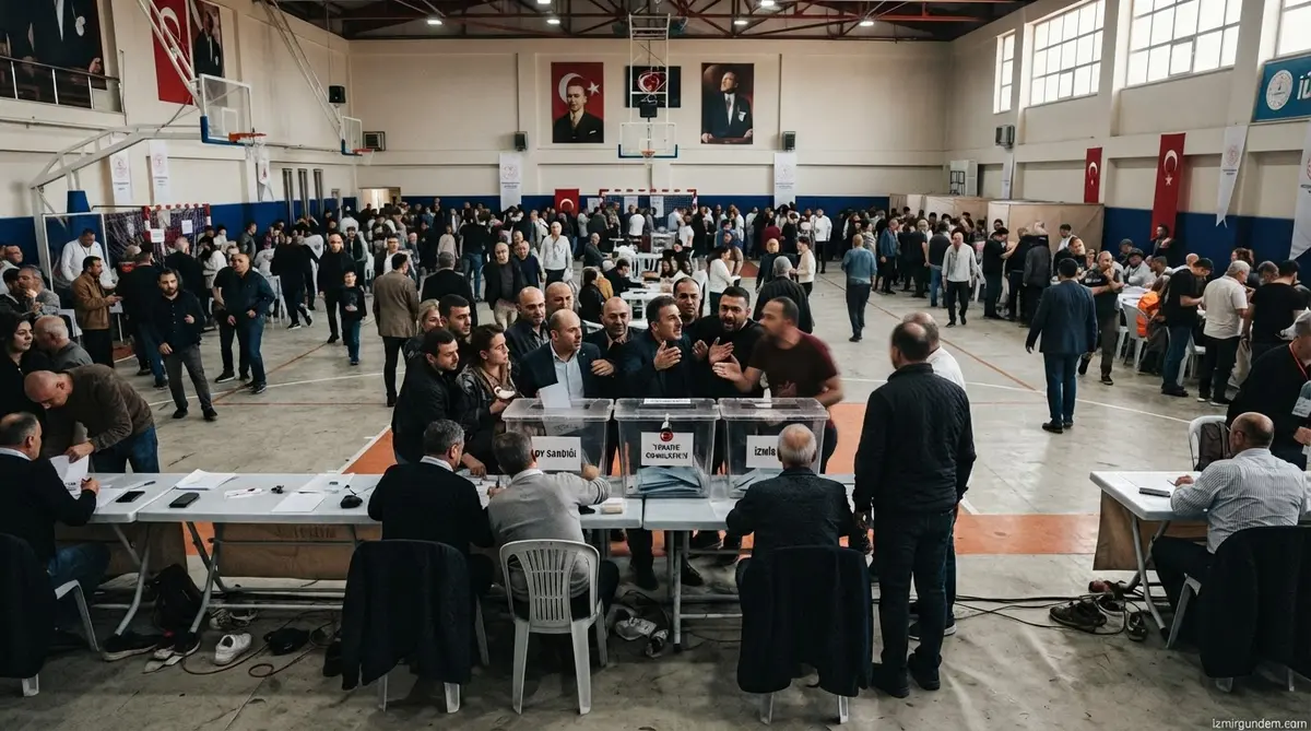 İzmir'de Seçim Mesaisi: Sandık Başında Gerginlik ve Rekabet